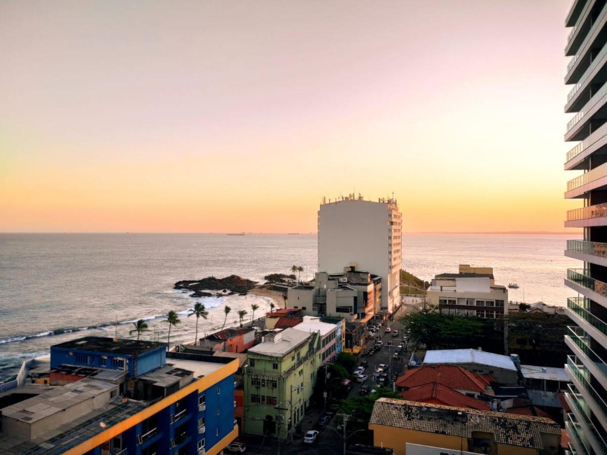 Appartamento Smart Farol Da Barra - Vista Mar Com Varanda Arejada Salvador Esterno foto
