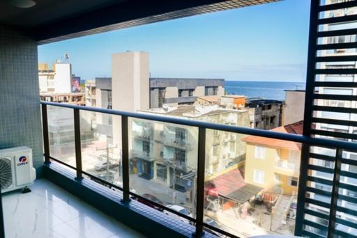 Appartamento Smart Farol Da Barra - Vista Mar Com Varanda Arejada Salvador Esterno foto